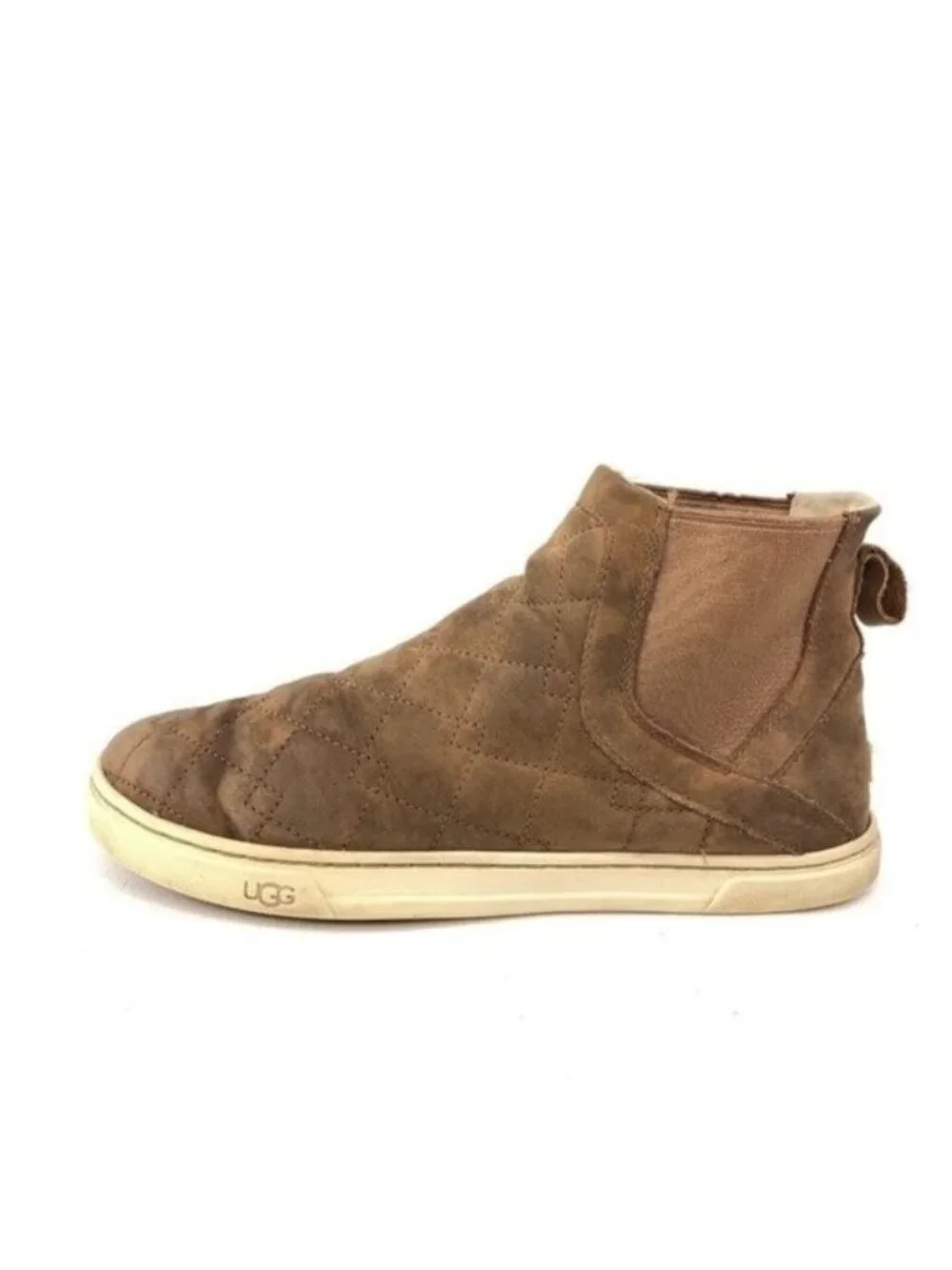 UGG Hollyn Deco Quilt Ankle Boots 8